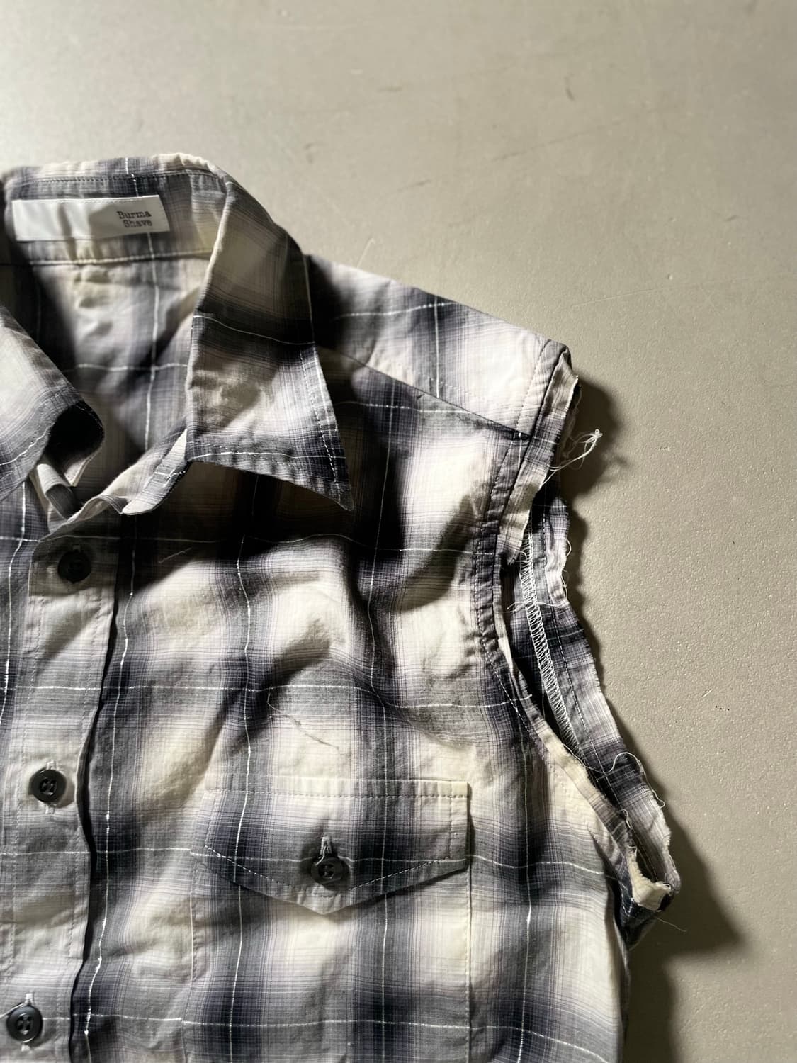 Burma Shave Ombre Check western shirt 상품이미지3