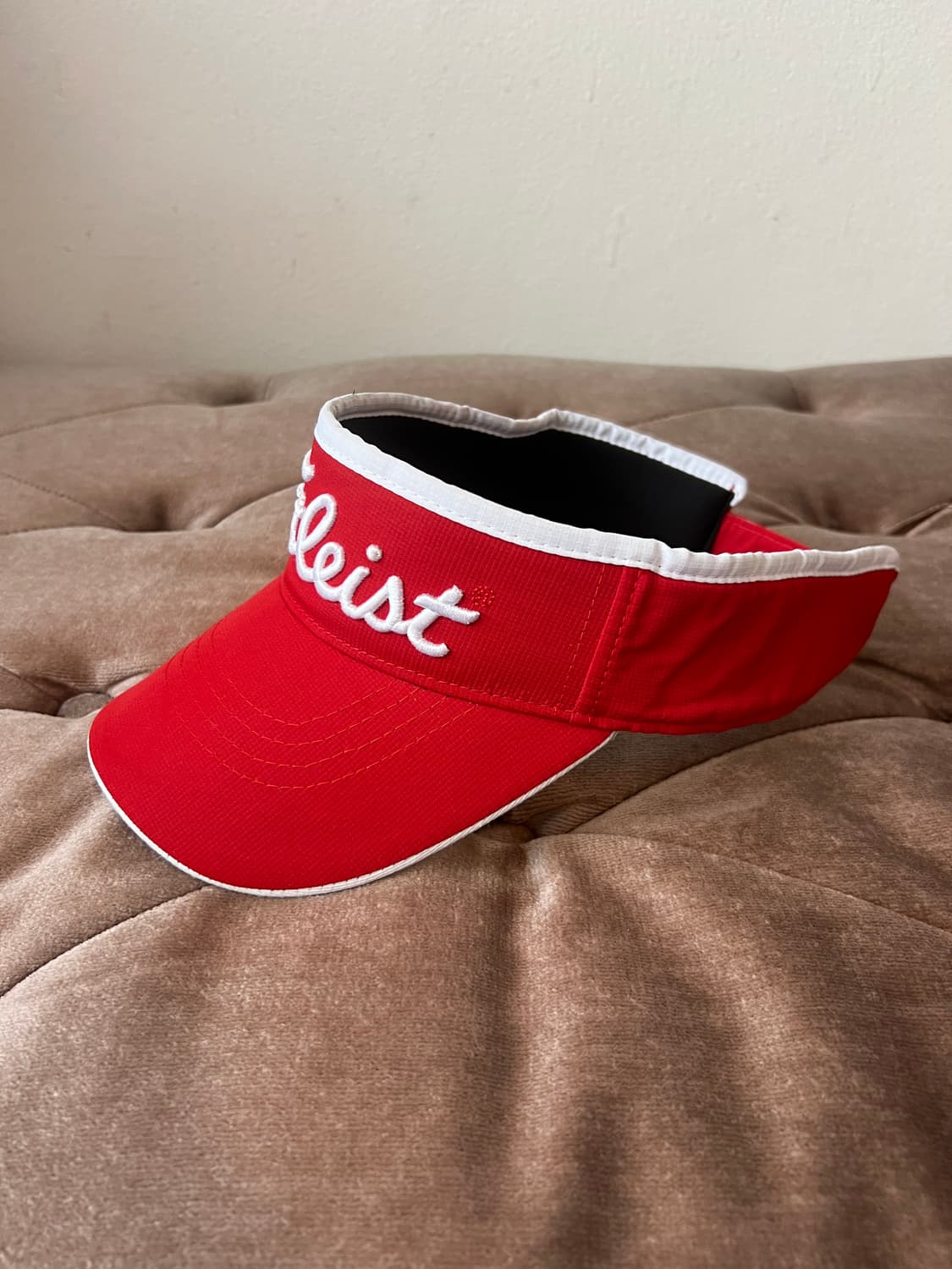 타이틀리스트 레드 로고 선바이져 선캡 골프모자 상품이미지3