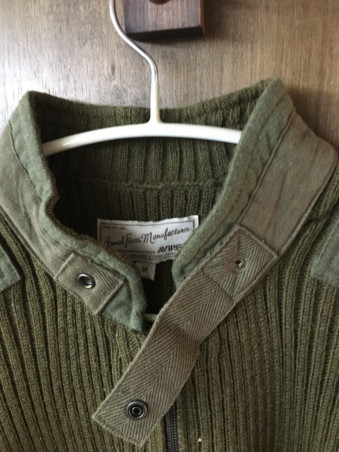 Avirex 밀리터리 니트 M 상품이미지2