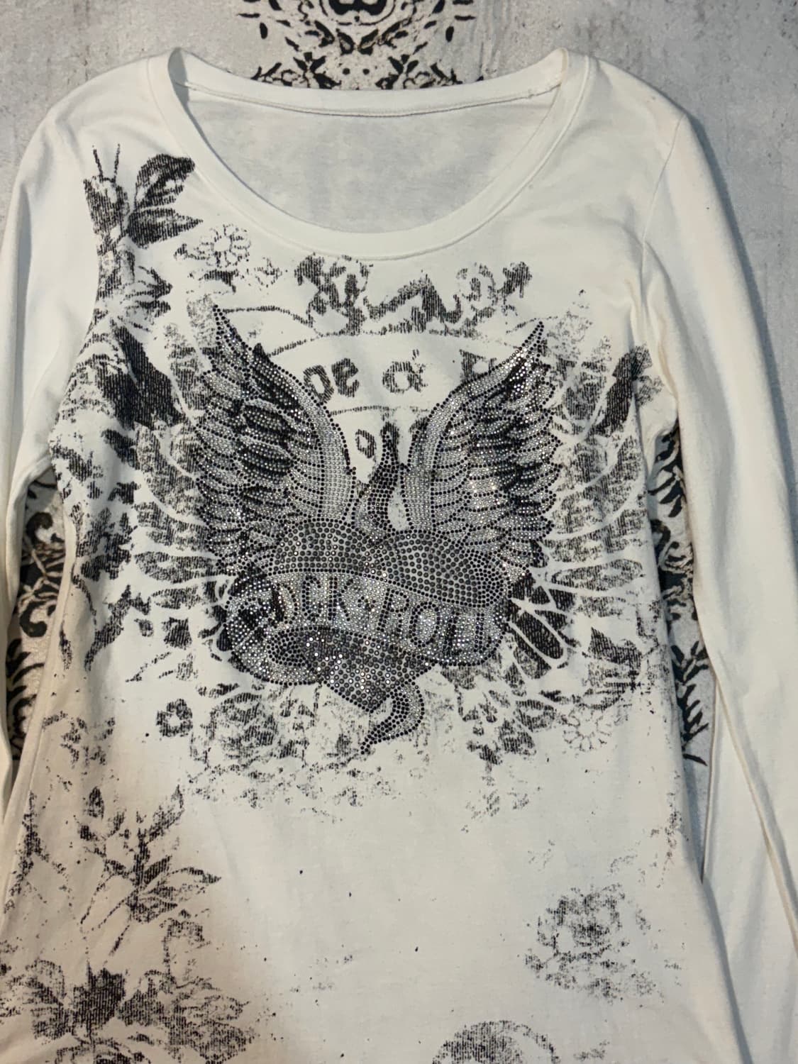 Y2K rock&roll cubic long sleeve 상품이미지6