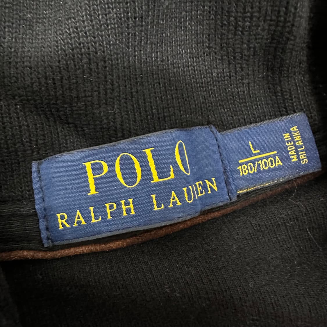 POLO 폴로 랄프로렌 숄카라 니트 블랙 L 상품이미지3