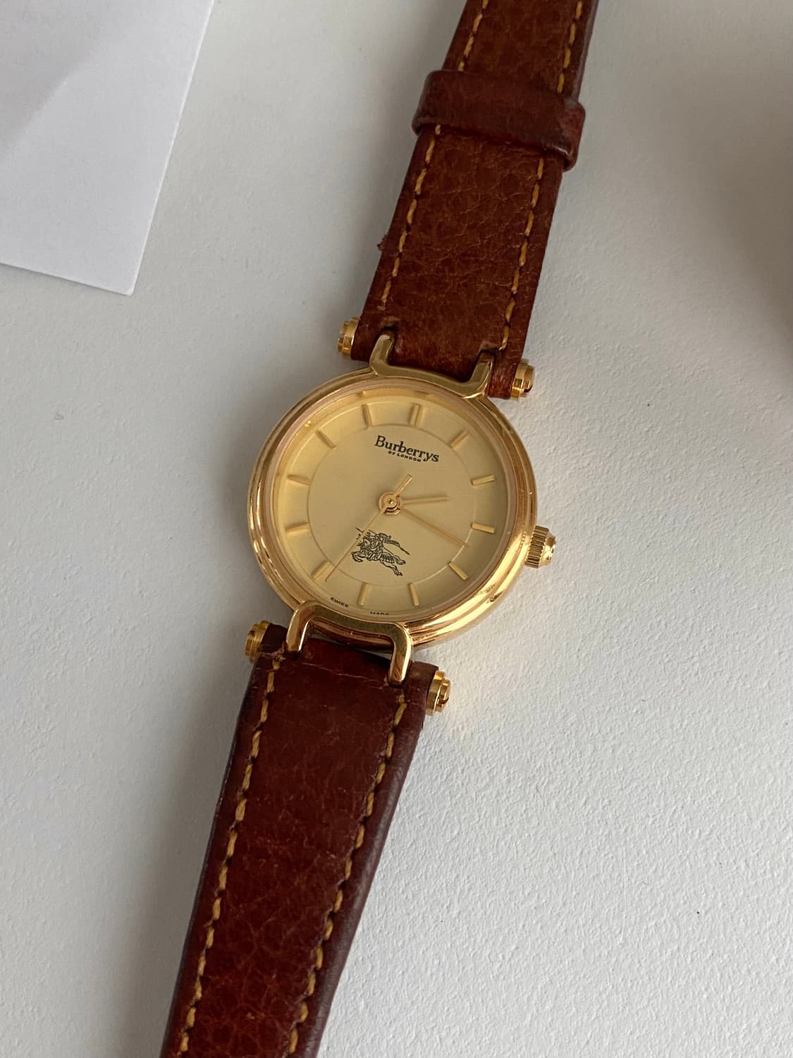 Burberrys 버버리 쿼츠 골드 브라운 레이디스 상품이미지1