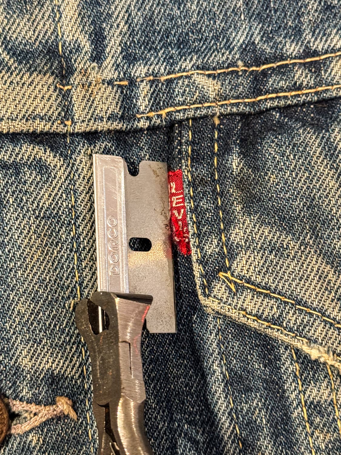 LEVI’s 1960’s– 557 Big E Denim Trucker  상품이미지3