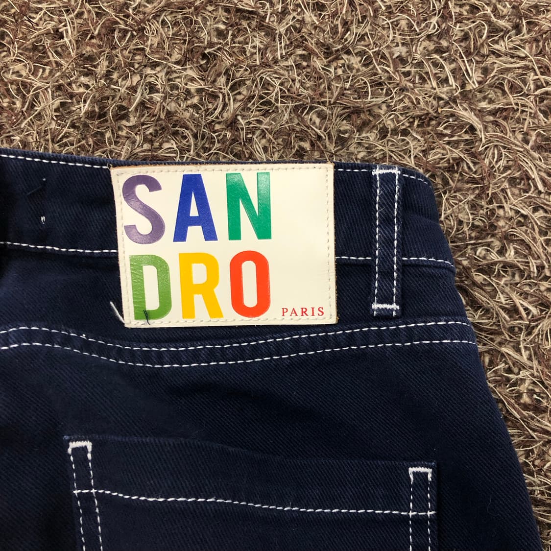 산드로 스티치 셀레스틴 슬림핏 데님 팬츠 상품이미지6