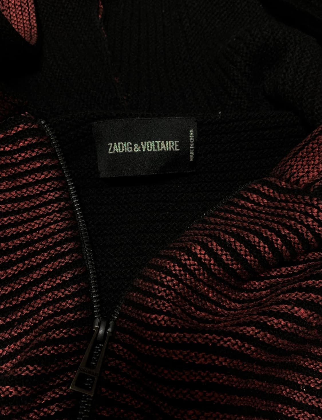 쟈딕앤볼테르 니트 후드집업 상품이미지2