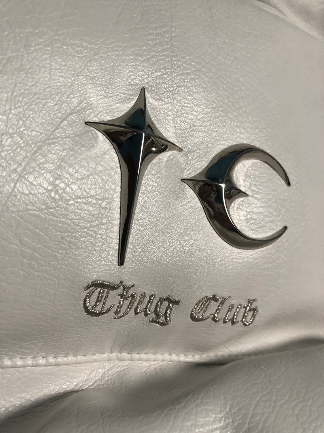 Thug club 래더패딩 화이트 상품이미지2