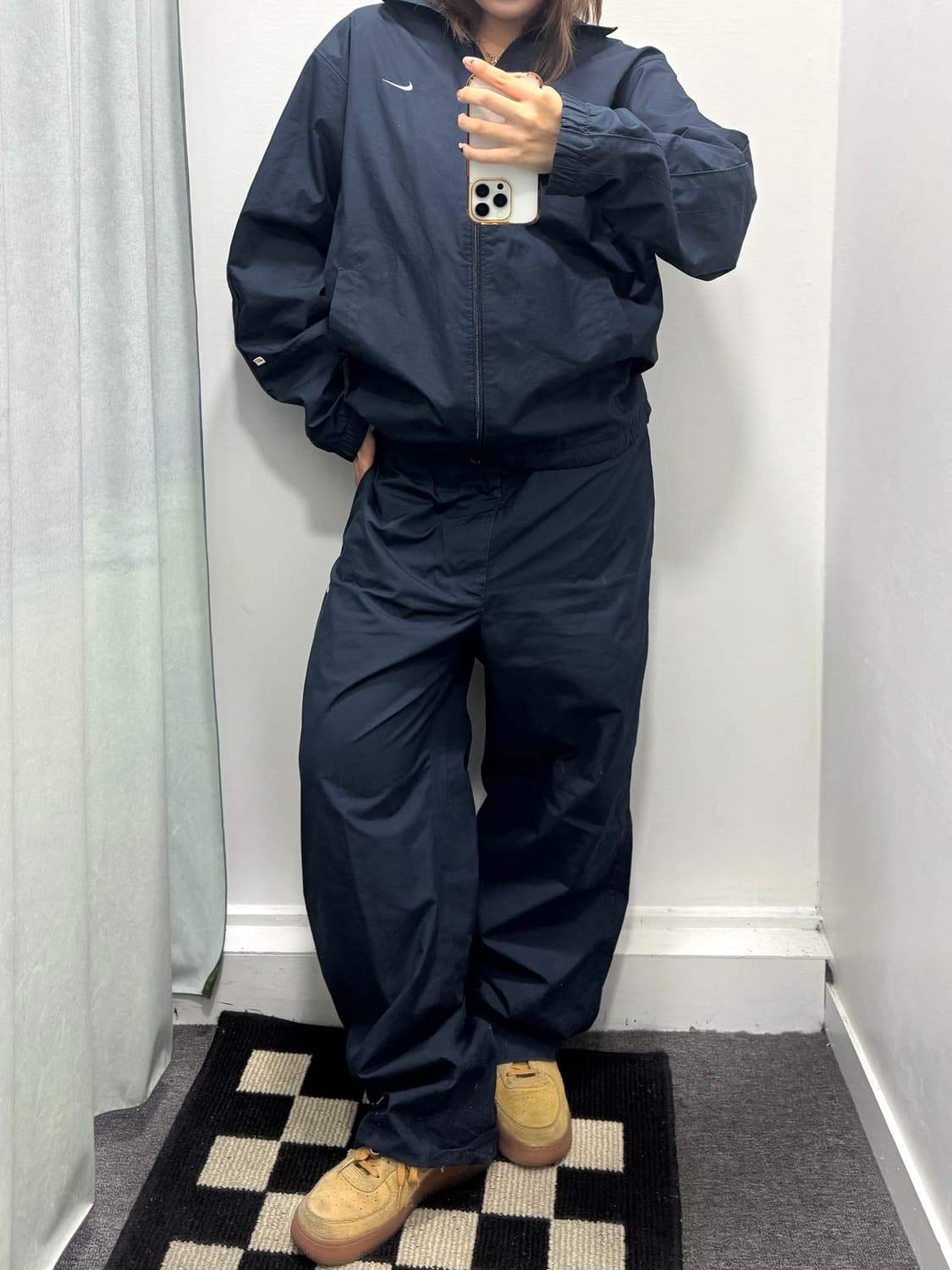 나이키 네이비 밴딩팬츠 상품이미지3