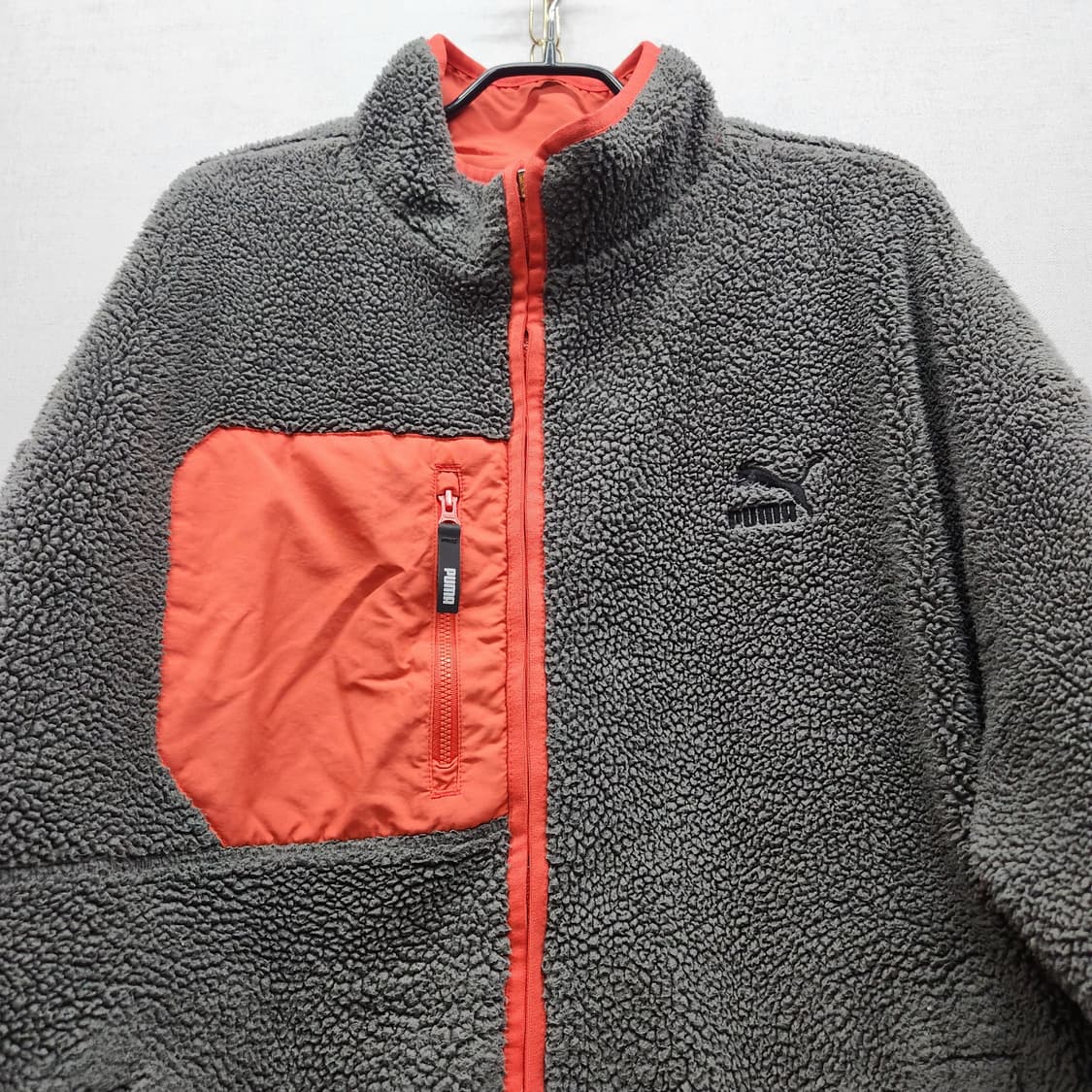 푸마 뽀글이/나일론 양면 집업 XL(2XL) 상품이미지3