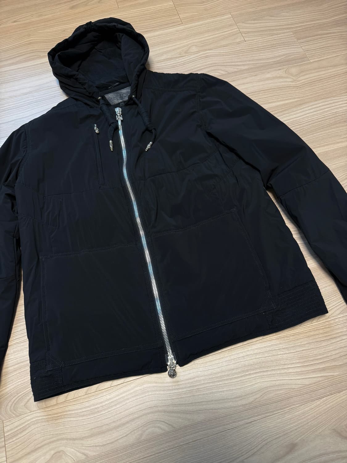 크롬하츠 경량 나일론 패디드 블루종 자켓 블랙 상품이미지7