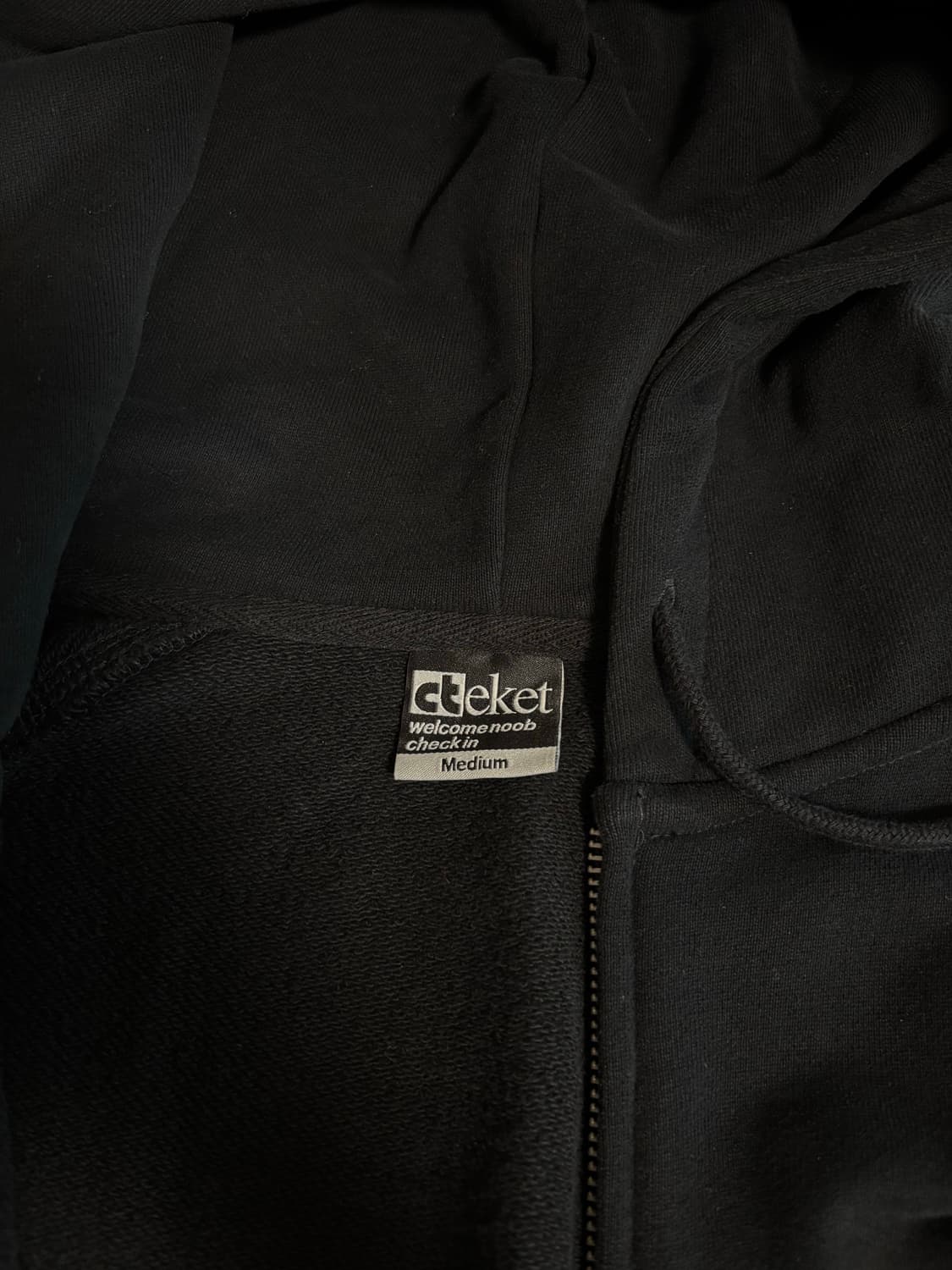 Plan Zip-Up Hoodie Black 상품이미지4