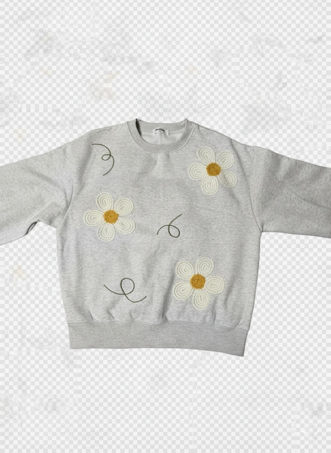 꽃무늬 맨투맨 티셔츠 XL 상품이미지5