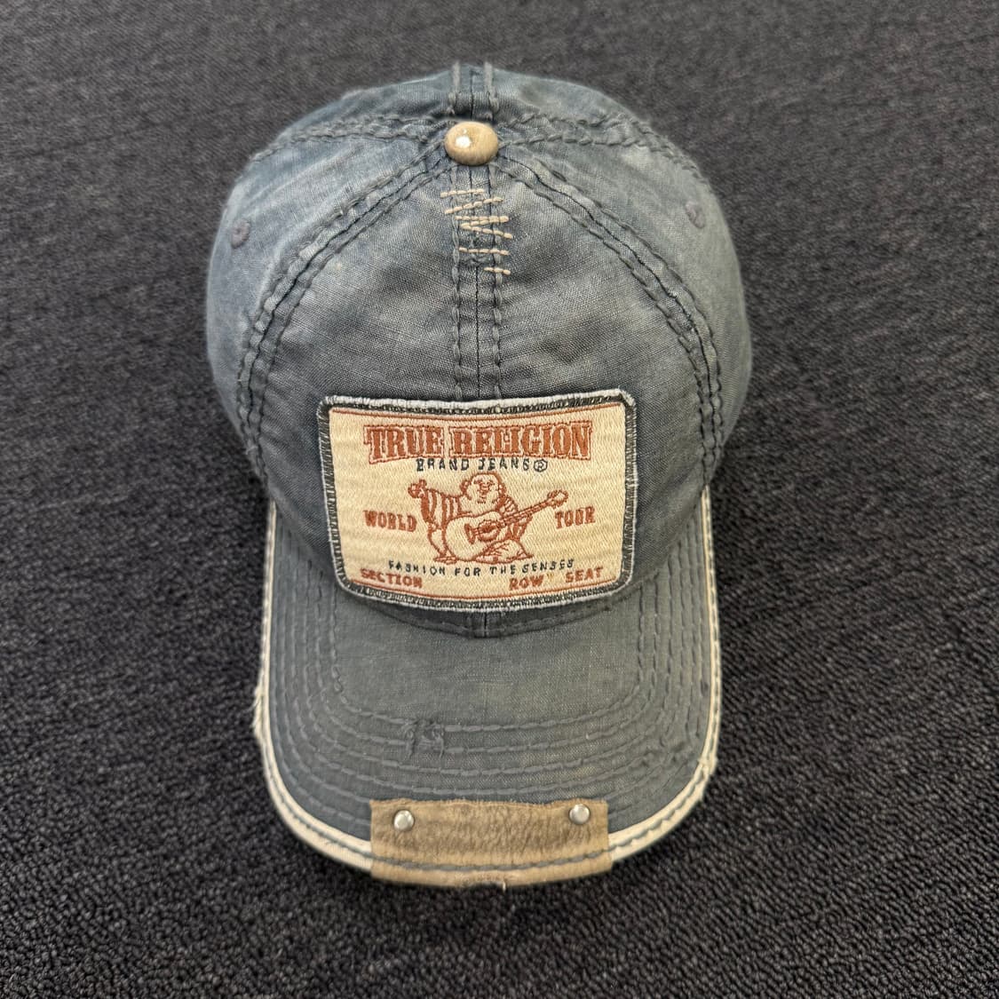 트루릴리전 워싱 디테일 볼캡 상품이미지1