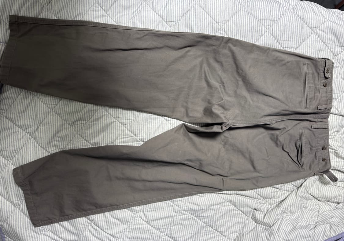 포터리 오피서 치노팬츠 시멘트 2사이즈 상품이미지3