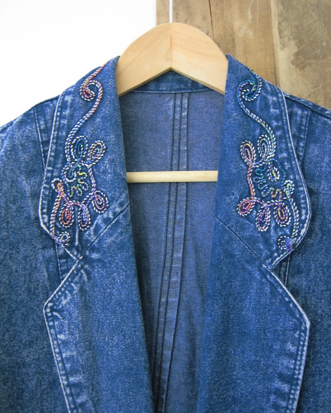 [Vintage] Embroidery Denim Jacket 상품이미지2