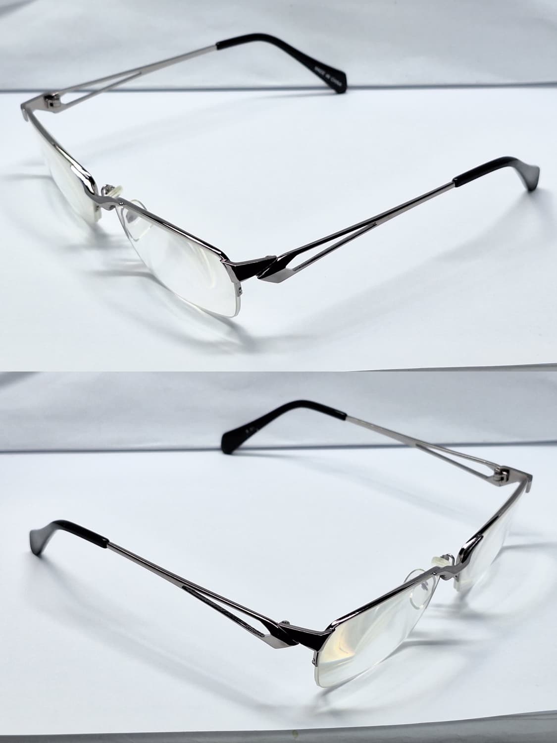 HO 09 반무테 안경테 55mm 일본 수입 비즈니스 y2k 스포티안경  상품이미지5