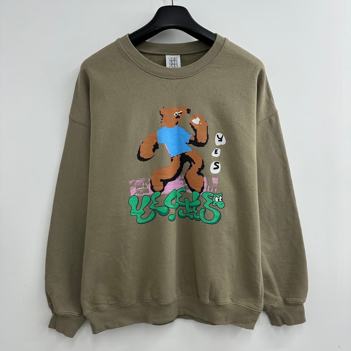 95 예스아이씨 남자 루즈핏 맨투맨 상품이미지1