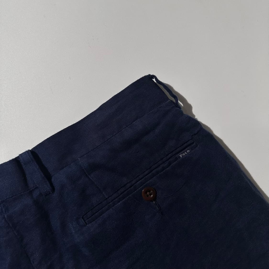 폴로 랄프로렌 린넨 하프팬츠 반바지 네이비 상품이미지5