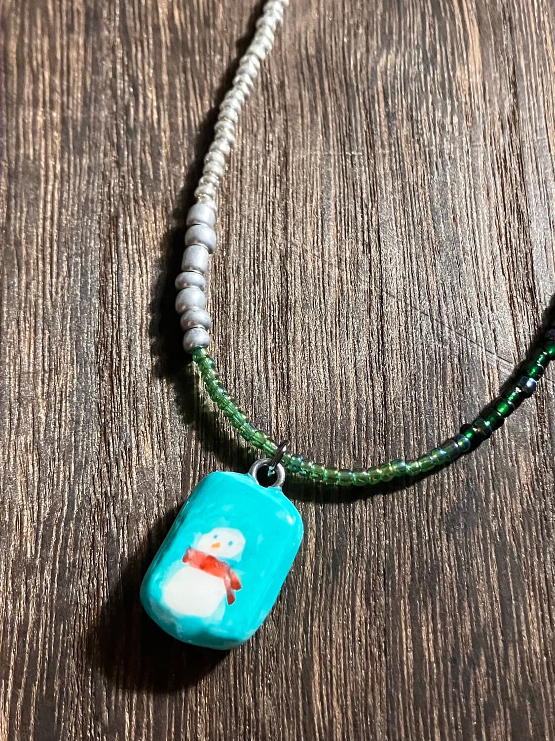 눈사람 집 목걸이(온기 only one) 상품이미지5