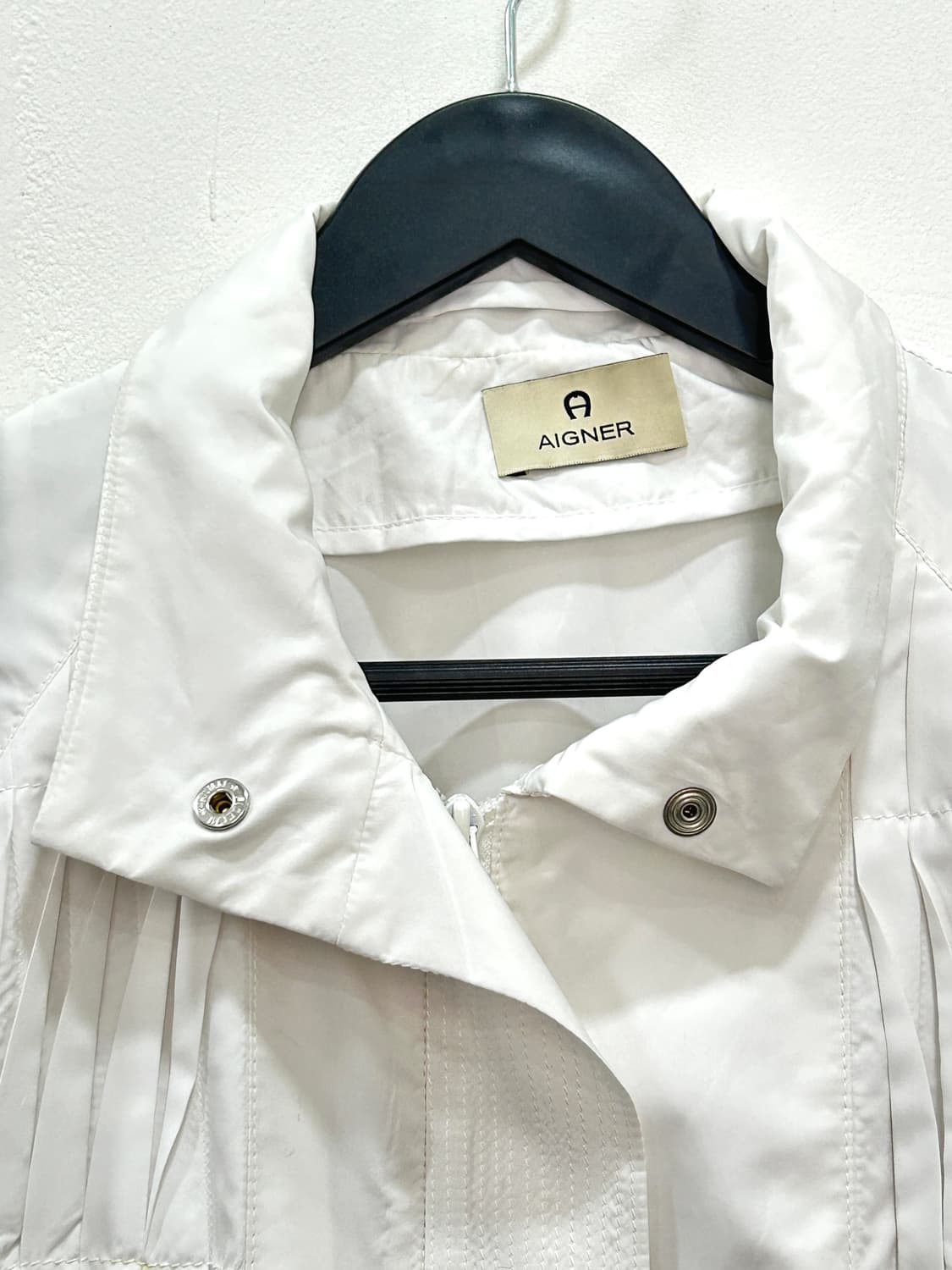 아이그너 Aigner 화이트 바람막이 벨티드 자켓  상품이미지5