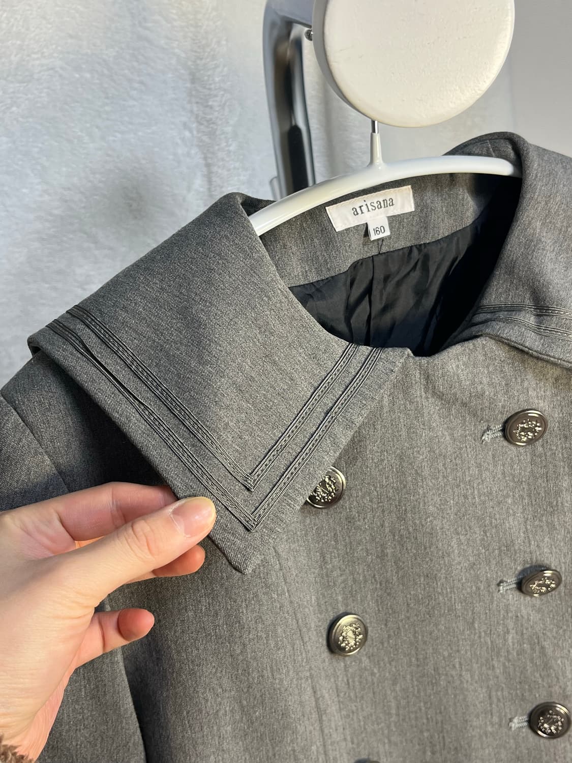 빈티지 세일러 카라 크롭 자켓 상품이미지2