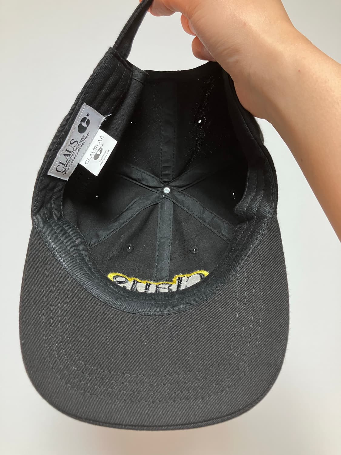 Claus Facilities 클로스 랩 6패널캡 캡 모자 블랙 상품이미지3