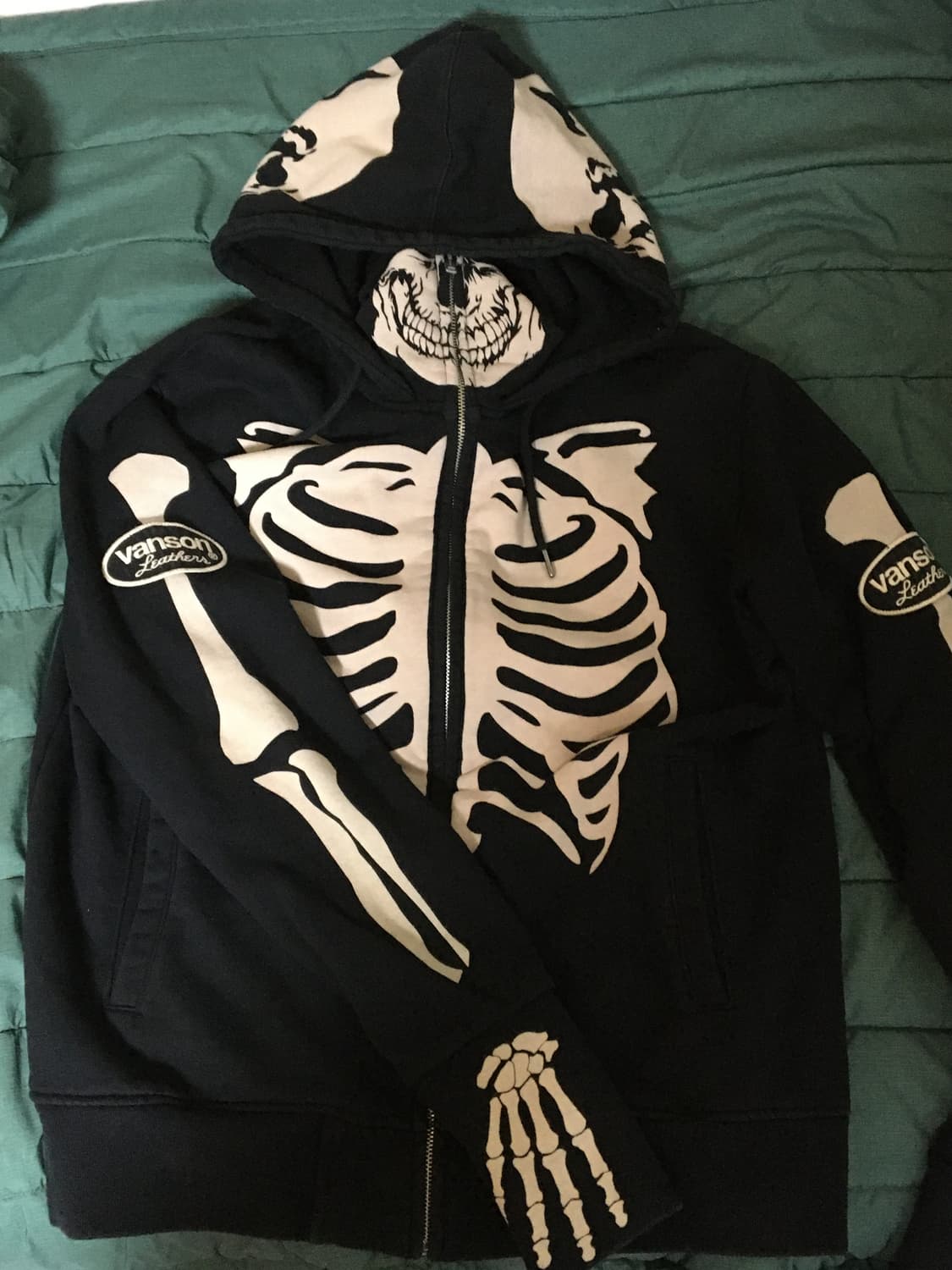 밴슨 레터스 본 후드집업 Vanson Leathers 상품이미지1