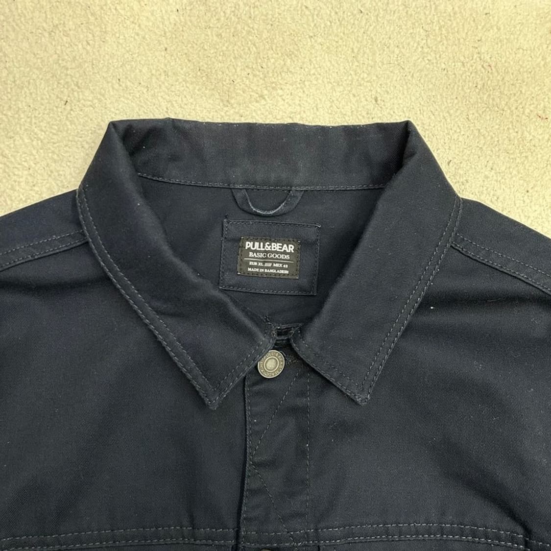 풀앤베어 데님 트리커 재킷 네이비 OS 상품이미지3