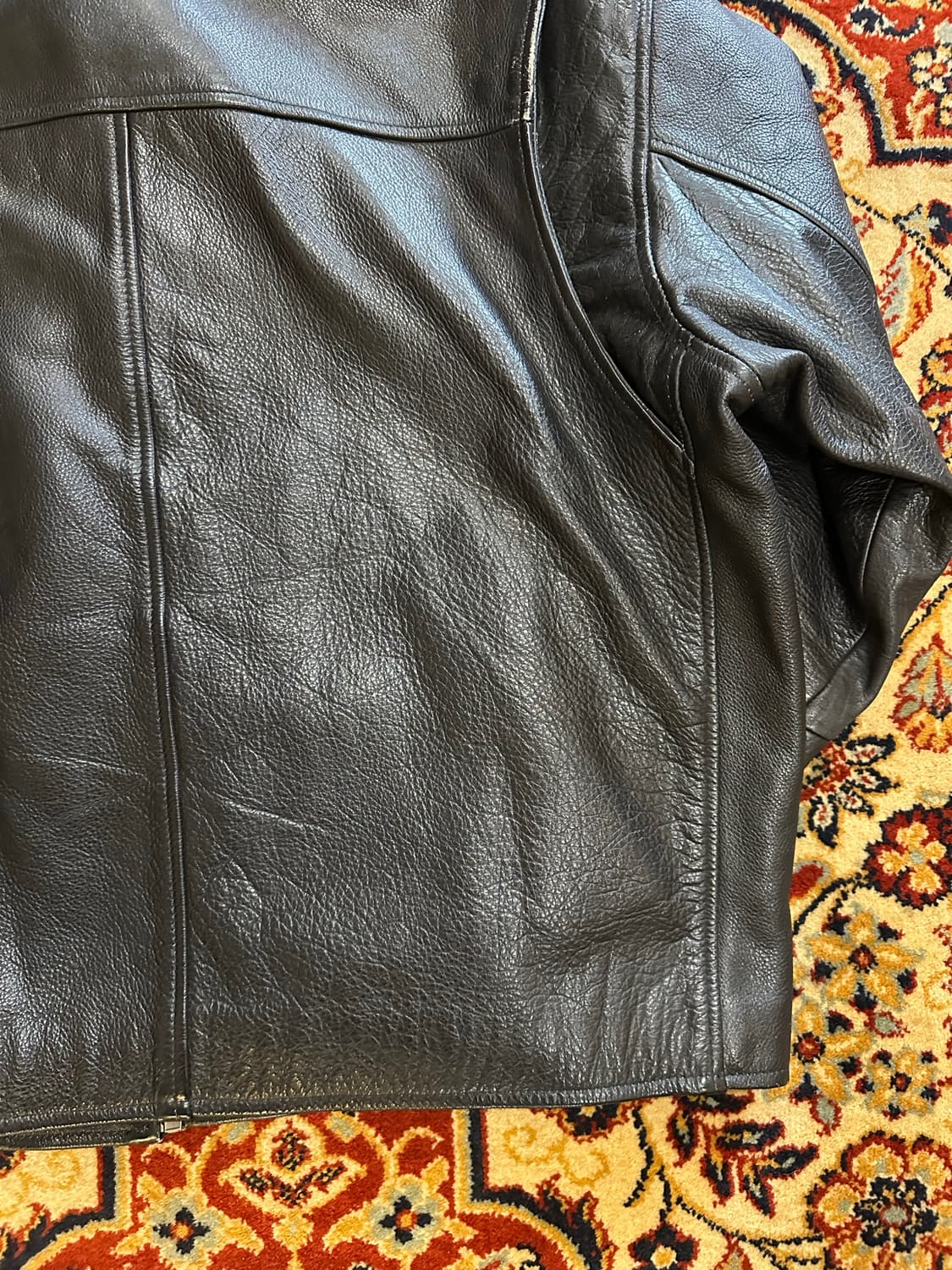 90's German Riders Leather Jacket 상품이미지9