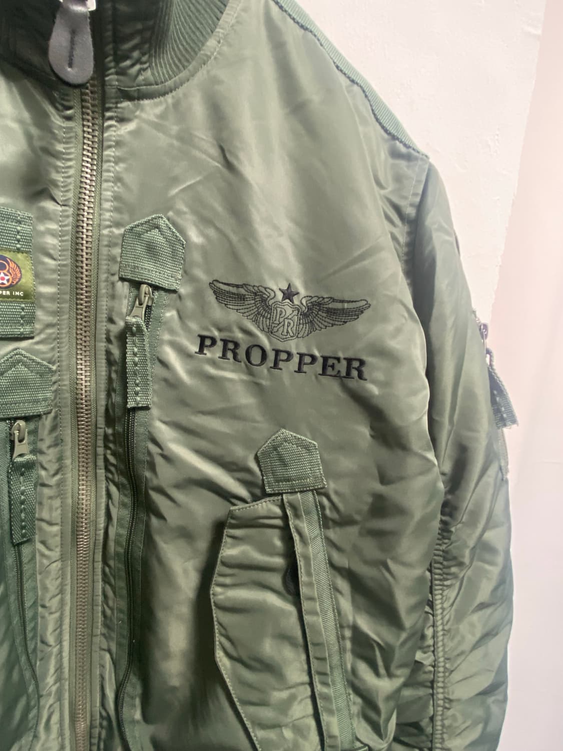 프로퍼 미군 에어포스 항공봄버 MA-1 카키 XL 상품이미지8