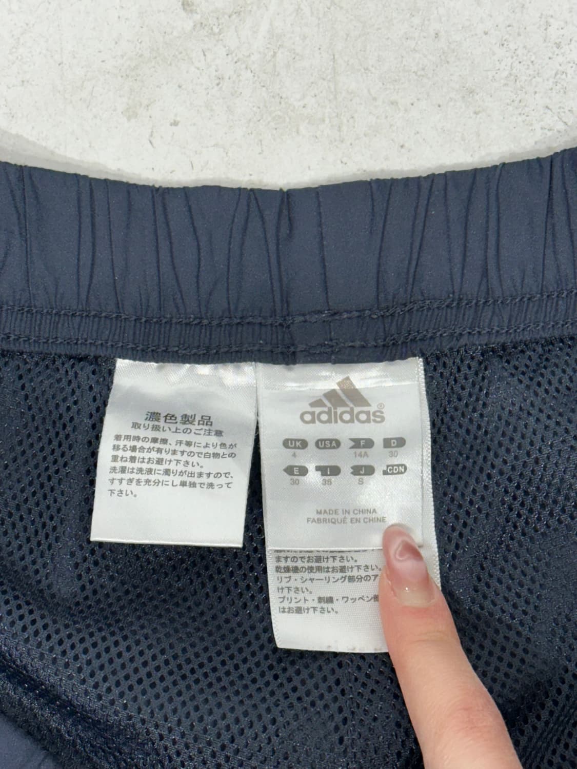 아디다스 핑크 로고 네이비 화이트 삼선 트레이닝 바지 트랙 팬츠 S 상품이미지7