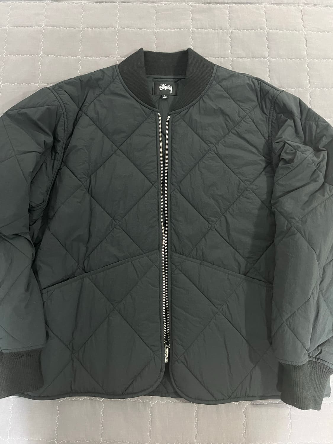 스투시 다이스 퀄티드 라이너 자켓 블랙 L 상품이미지2