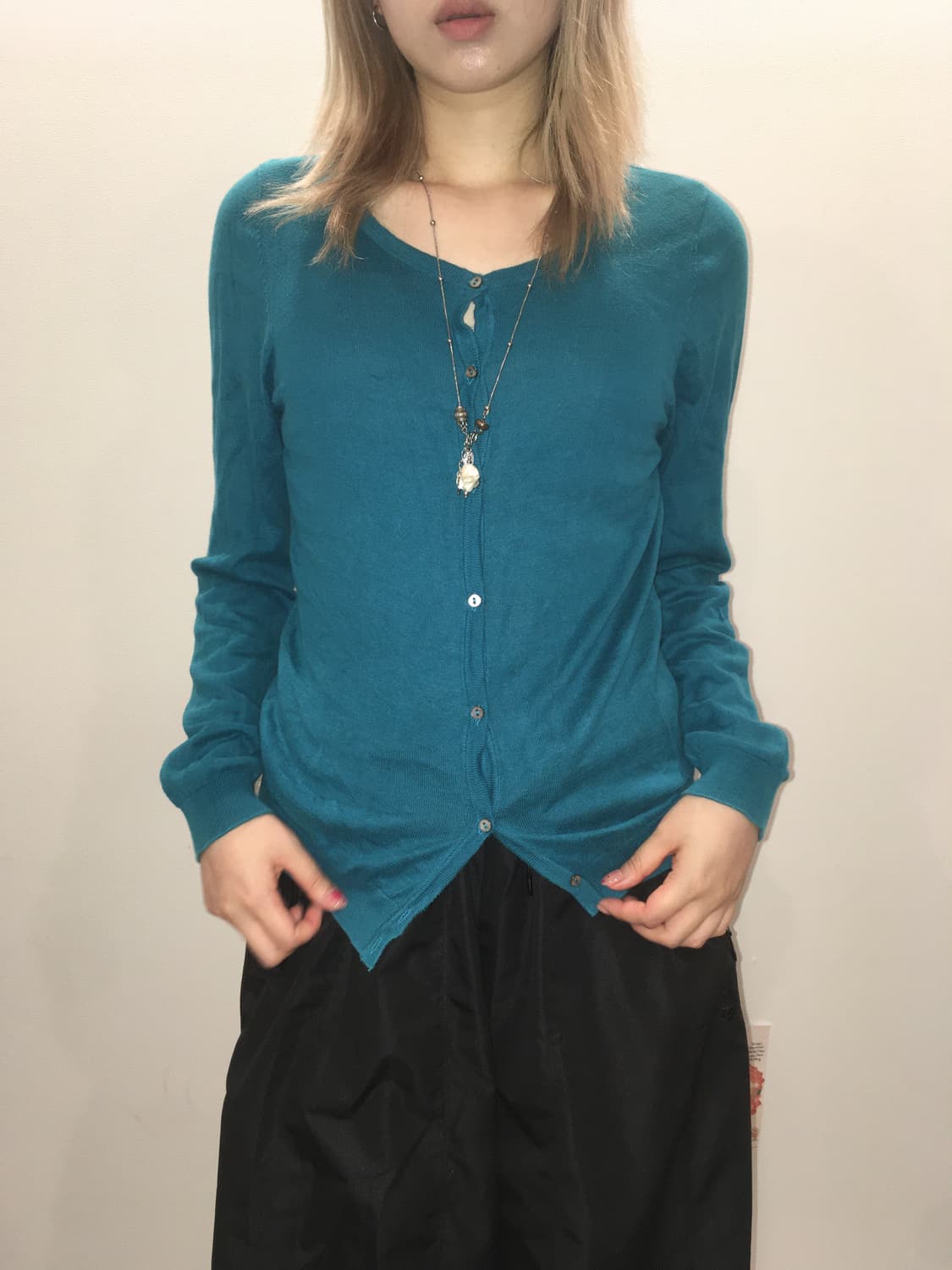 Jpn vintage earth mint cardigan 상품이미지2