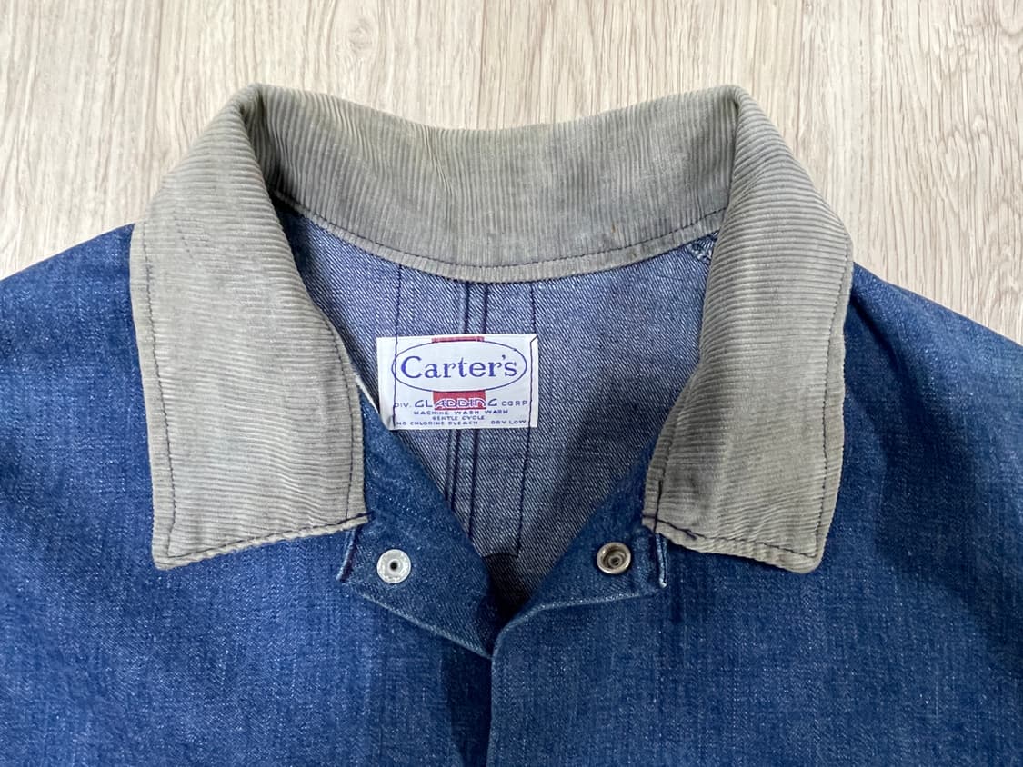 100~105) RRL원판 60's 카터스 코듀로이카라 데님 커버올 상품이미지3