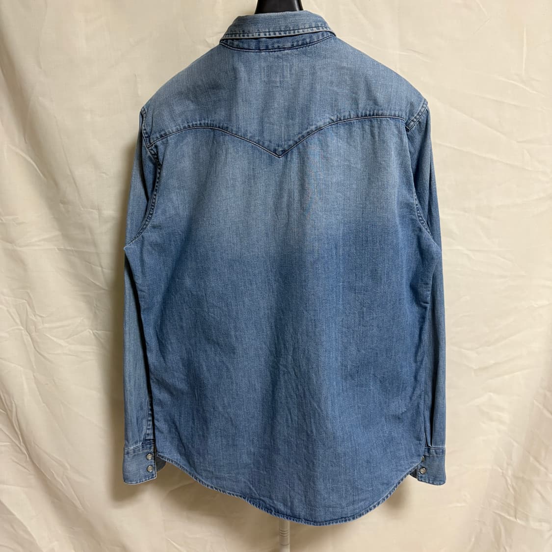 리바이스 데님 웨스턴 셔츠 / 연청, L 상품이미지7