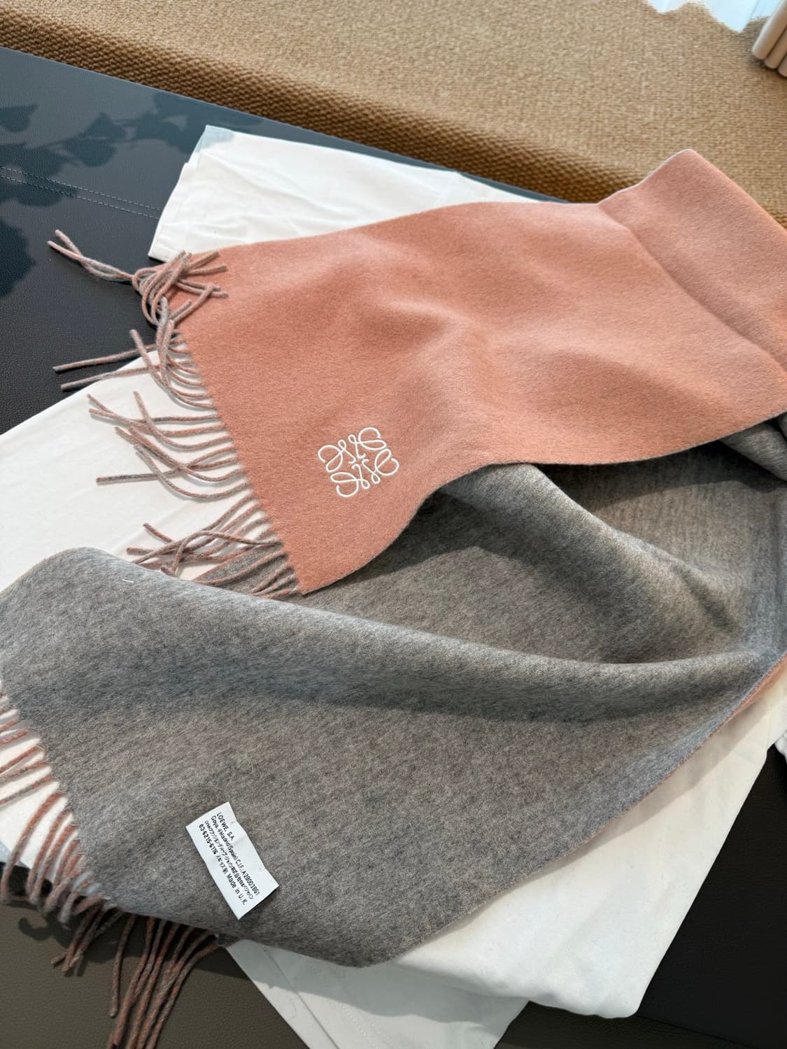 버버리 양면 머플러 램스울 100% 추동 단품
 상품이미지3