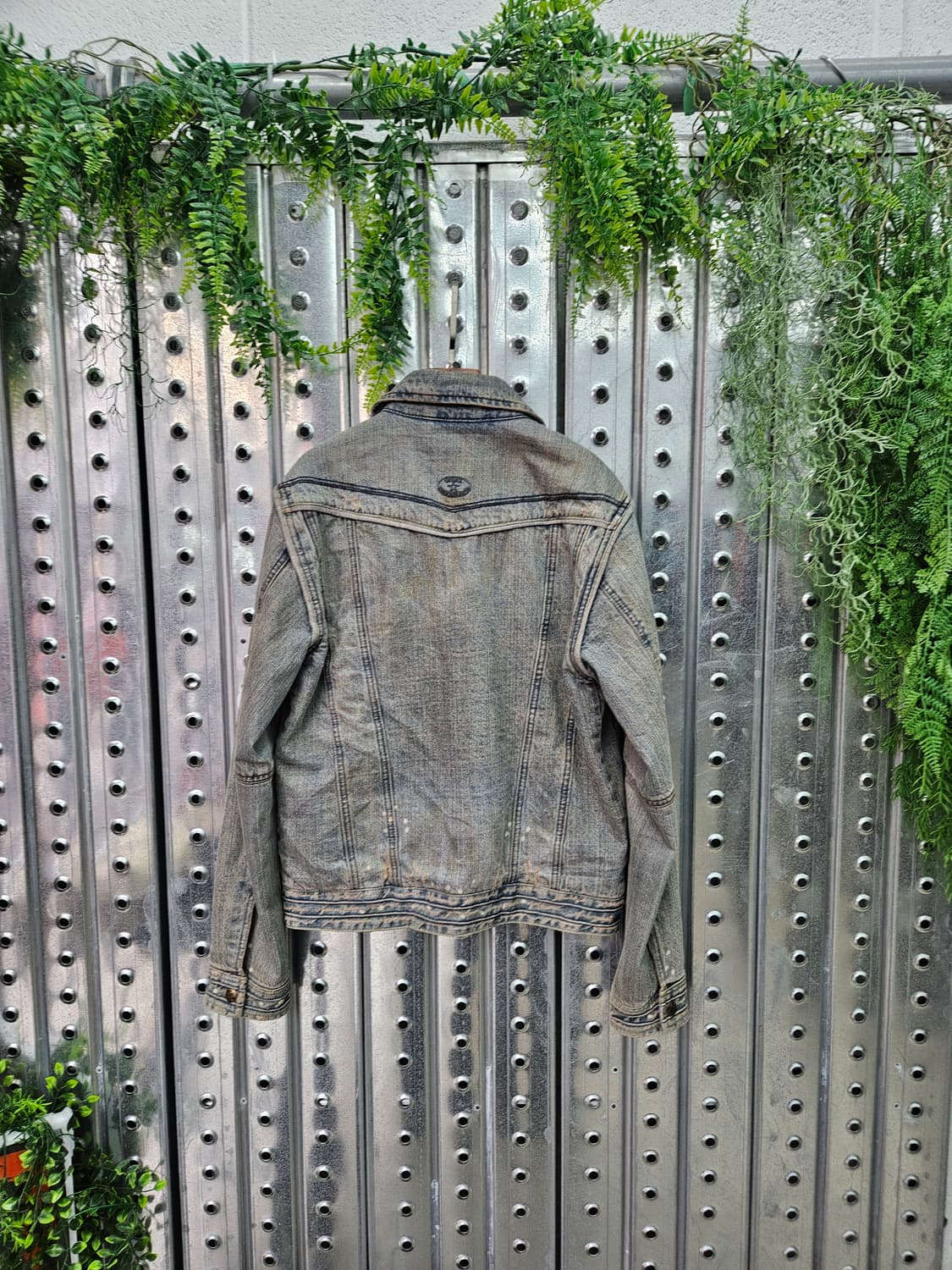 디젤 워시드 바이커 데님 자켓 상품이미지6