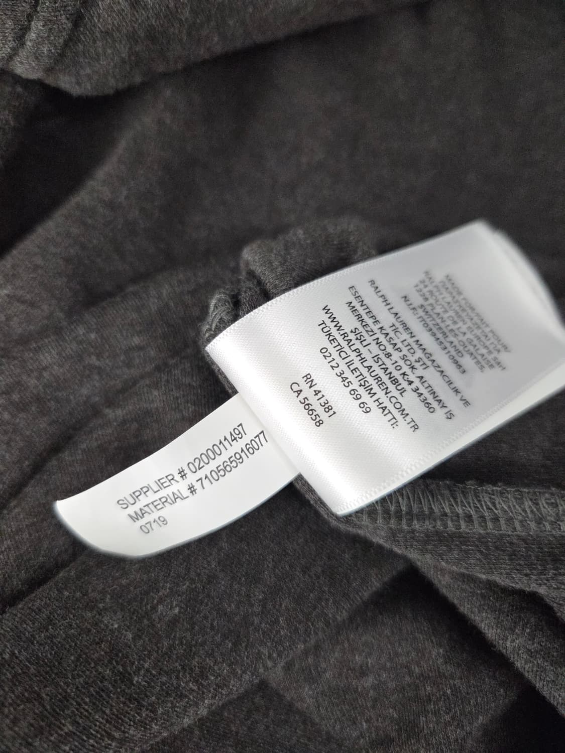 폴로 랄프로렌 반팔 카라티 차콜 그레이 상품이미지9