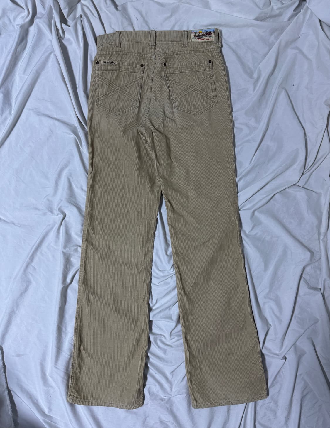 70s usa 리바이스 movin on 코듀로이 플레어 팬츠 웨스턴 히피 상품이미지2