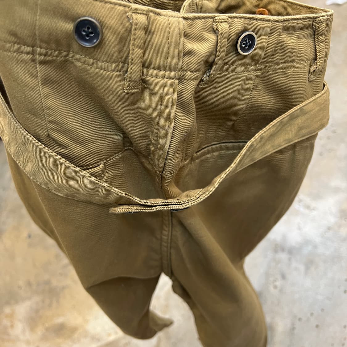 (키즈) 캐피탈 버튼 치노 팬츠 상품이미지3