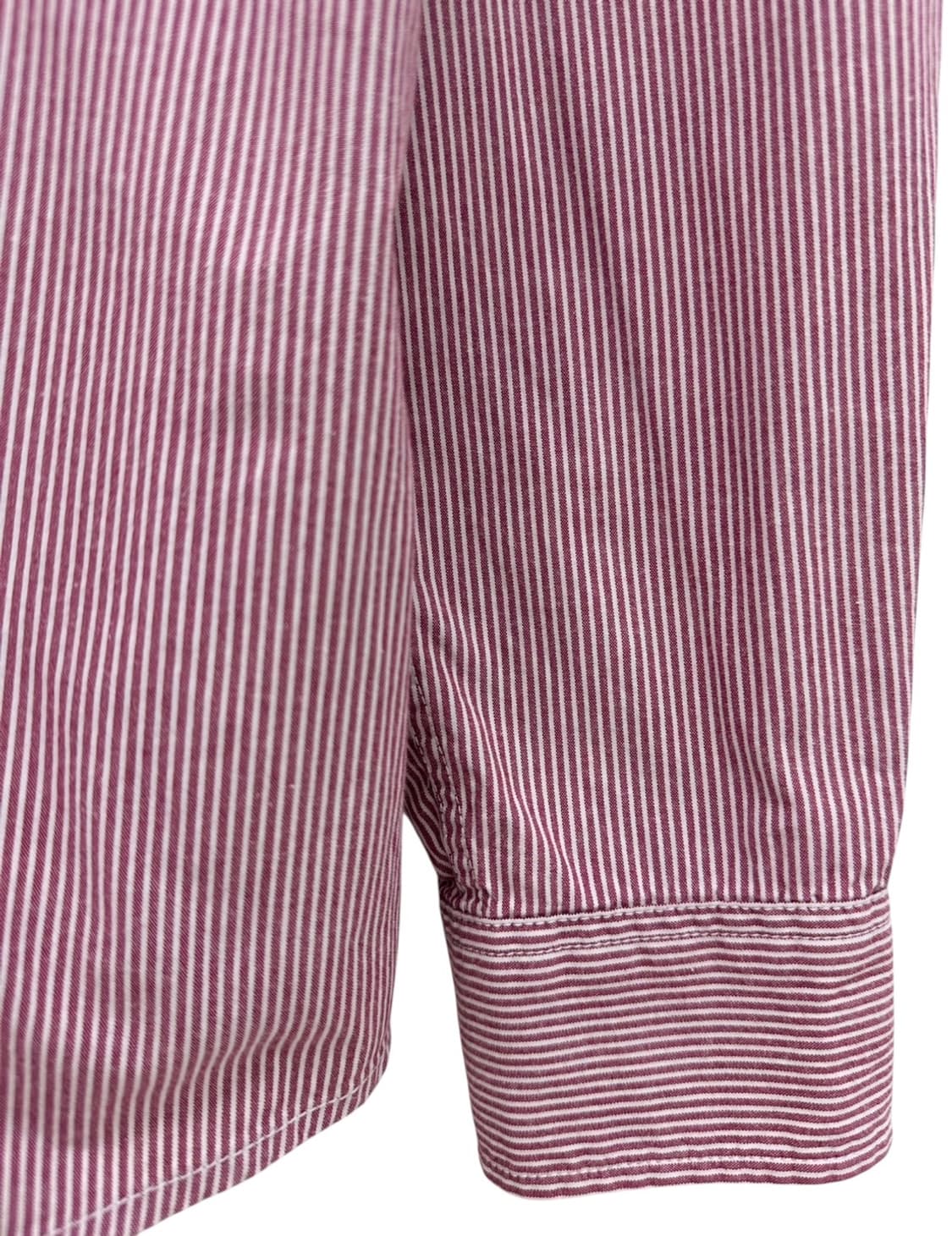 라코스테 줄무늬 셔츠 화이트&버건디 (L) 상품이미지6