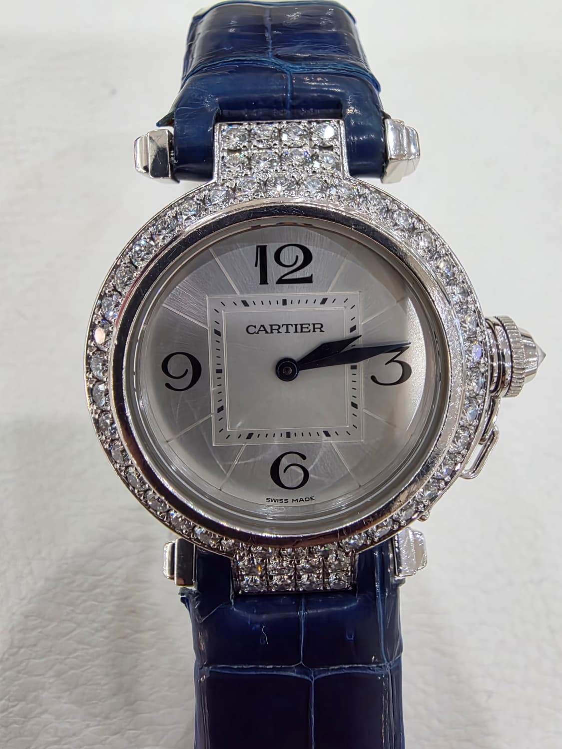 까르띠에 파샤 금통 다이아 시계 정품 상품이미지3