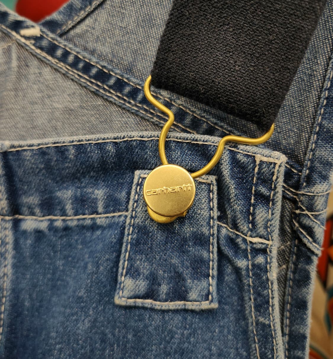 칼하트 Wip 데님 오버롤 상품이미지8
