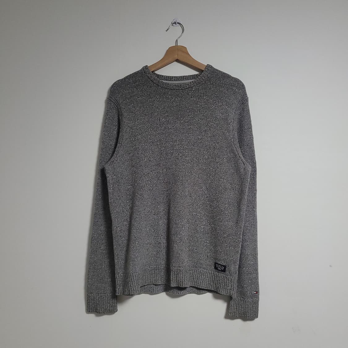 (M) 타미힐피거 그레이 니트 스웨터 상품이미지1