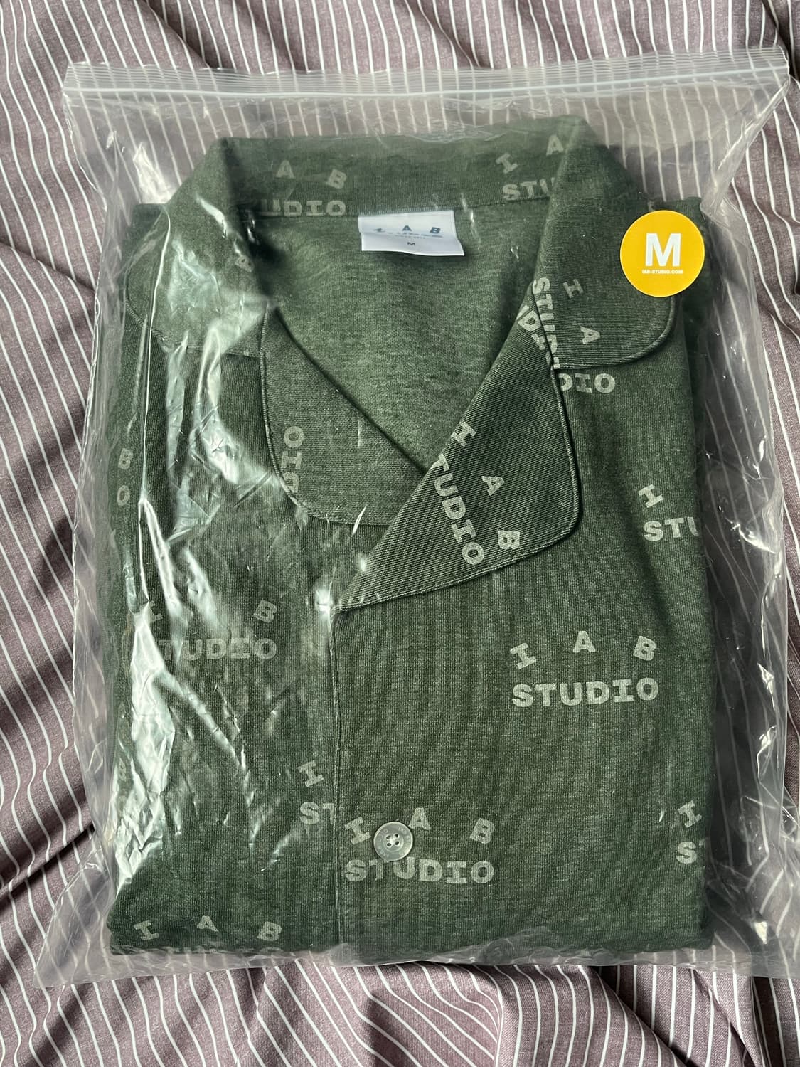 (M)아이앱 스튜디오 파자마 세트 딥그린 상품이미지3