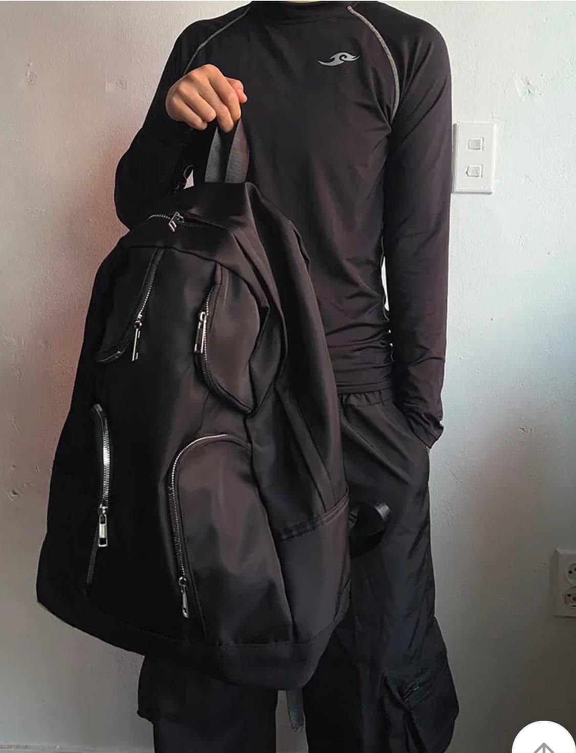 나일론 멀티포켓 아일렛 백팩 상품이미지1