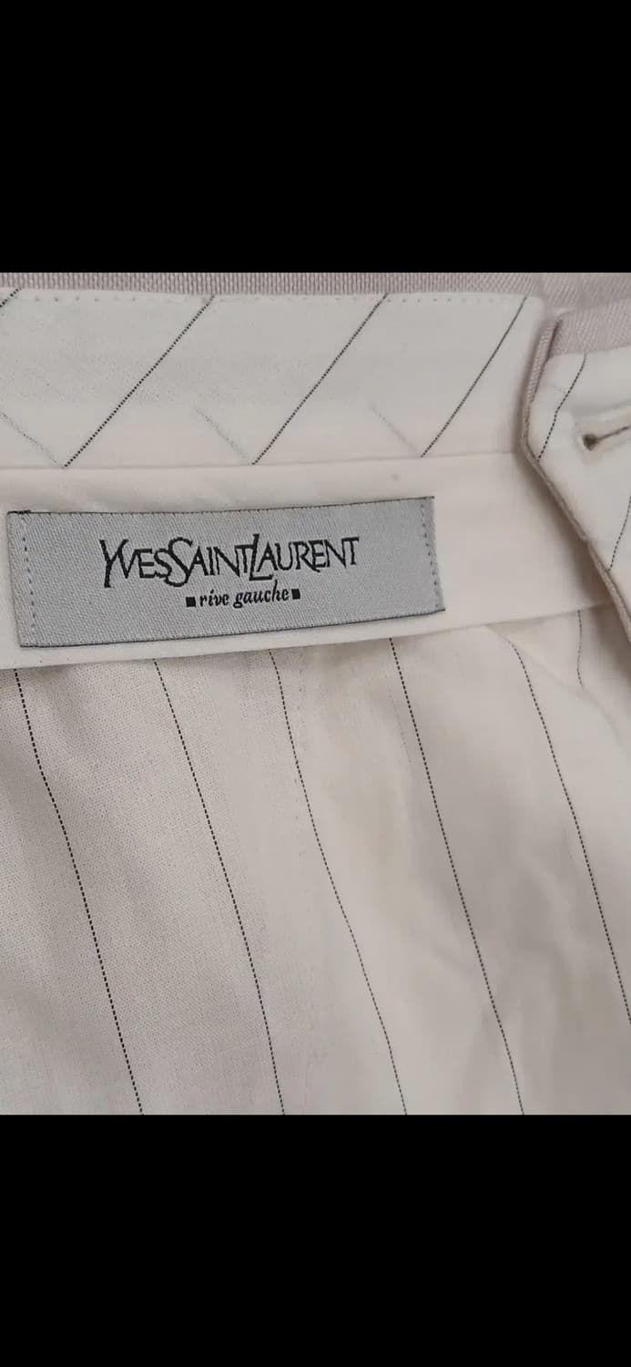 YSL rive gauche COTTON CANVAS WIDE PANTS 상품이미지9