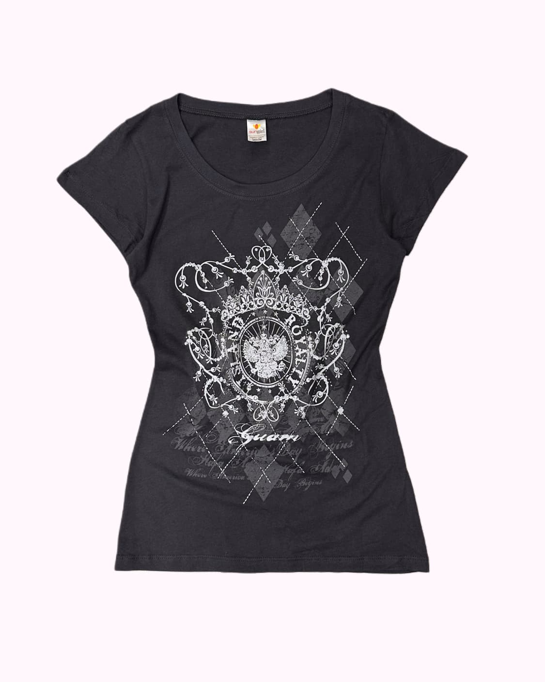 cubic argyle printing t-shirt 상품이미지1