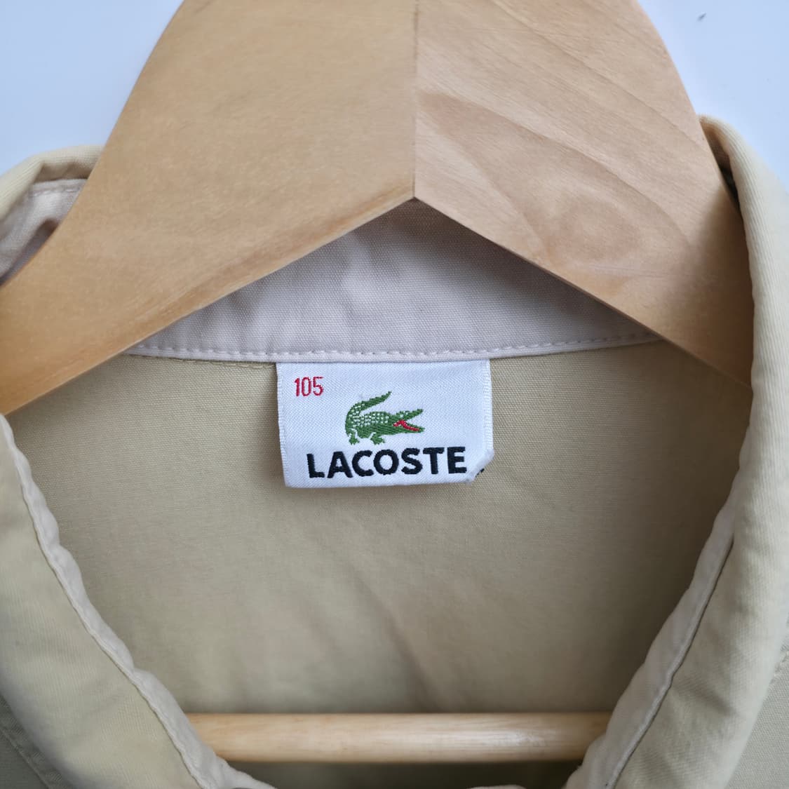 [XL] 라코스테 베이지 코튼 자켓 상품이미지7