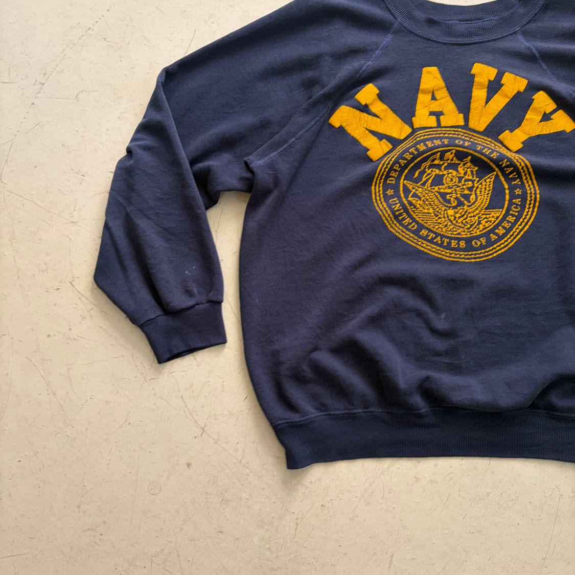 80s USA Hanes US NAVY 빈티지 스웻셔츠 L 상품이미지3
