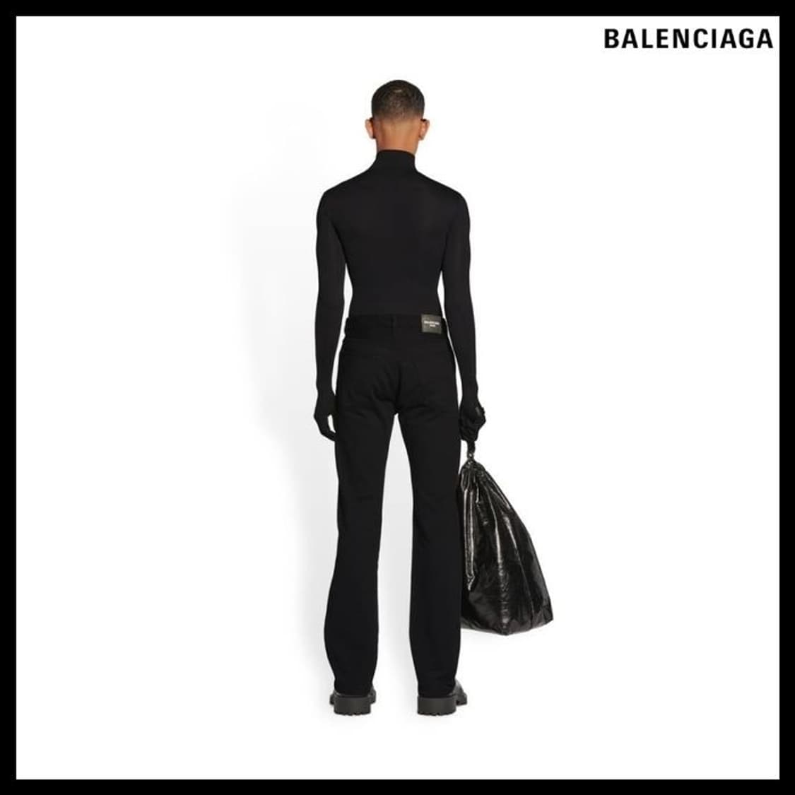 발렌시아가 5 포켓 팬츠 블랙 S사이즈 상품이미지10